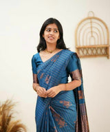 Adorning Rama Soft Silk Saree