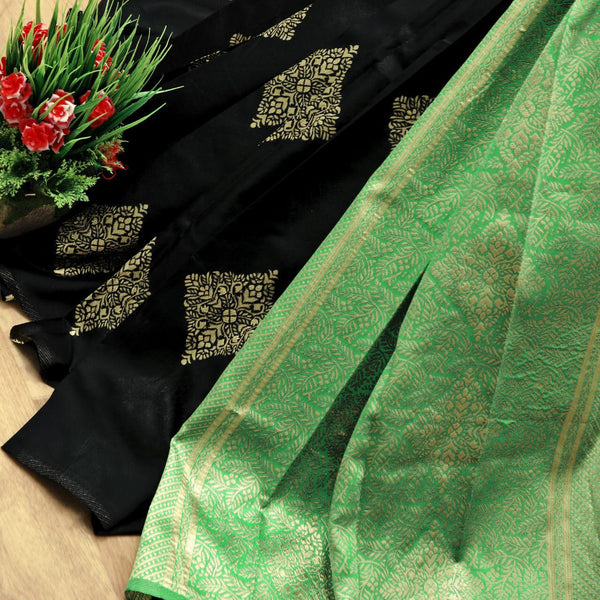 Valiba Soft Silk Rich Pallu & Jacquard Work Saree