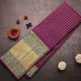 Sugandha - Purple Soft Banarasi Silk Saree with Golden Jacquard Weaving