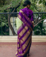 Tempting Pista Soft Silk Saree