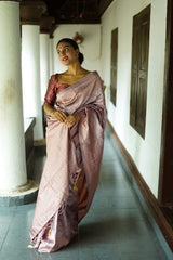 Flaunt Grey Soft Silk Saree
